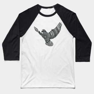 Dove (Design on Front) Baseball T-Shirt